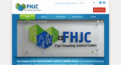 Desktop Screenshot of fairhousingjustice.org